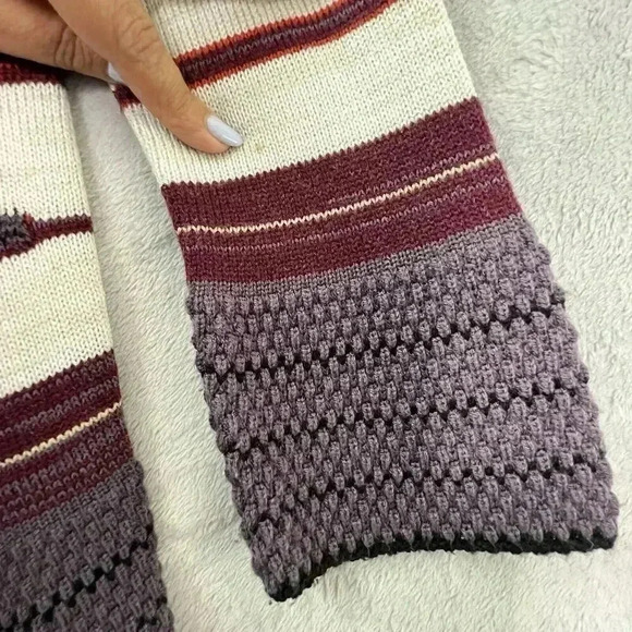 BCBG Maxazria Cardigan Women Sz XL Open Front Tribal Aztec Multicolor Sweater - Picture 2 of 13